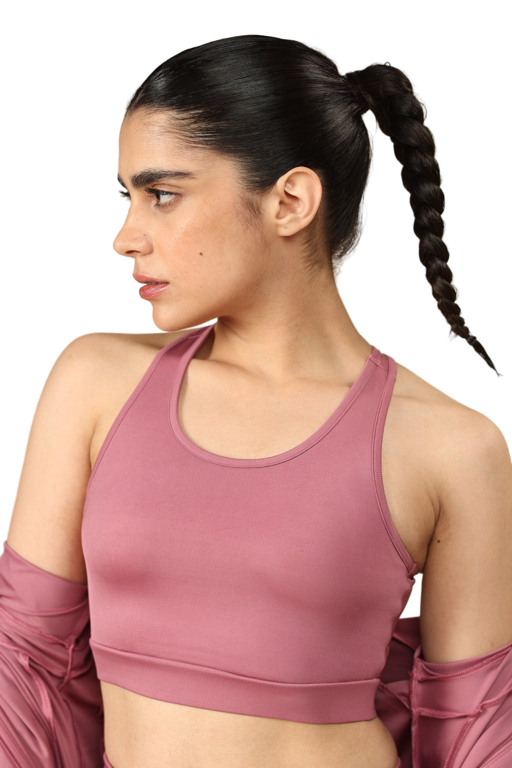 Racerback Active Bra (Mellow Mauve)