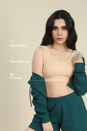 Bamboo Bra (Hazelnut)