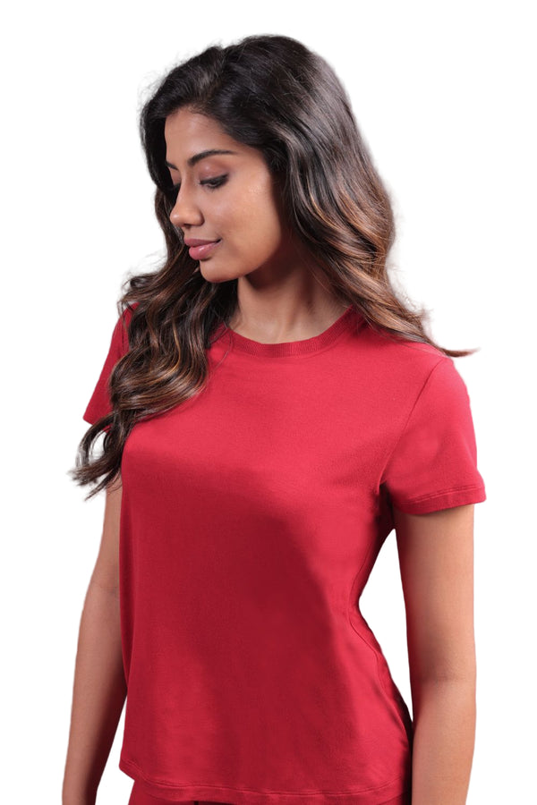 Women’s Bamboo Lounge Set (Bold Red)