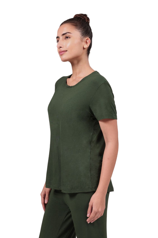 Women’s Bamboo Lounge Set (Pine Green)