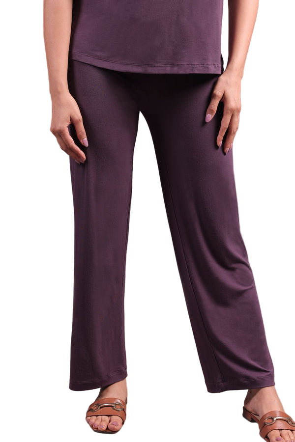 Women’s Bamboo Lounge Set (Plum)