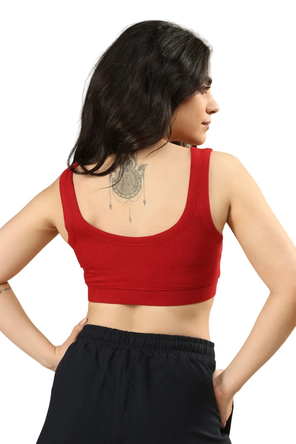 Bamboo Bra (Bold Red)