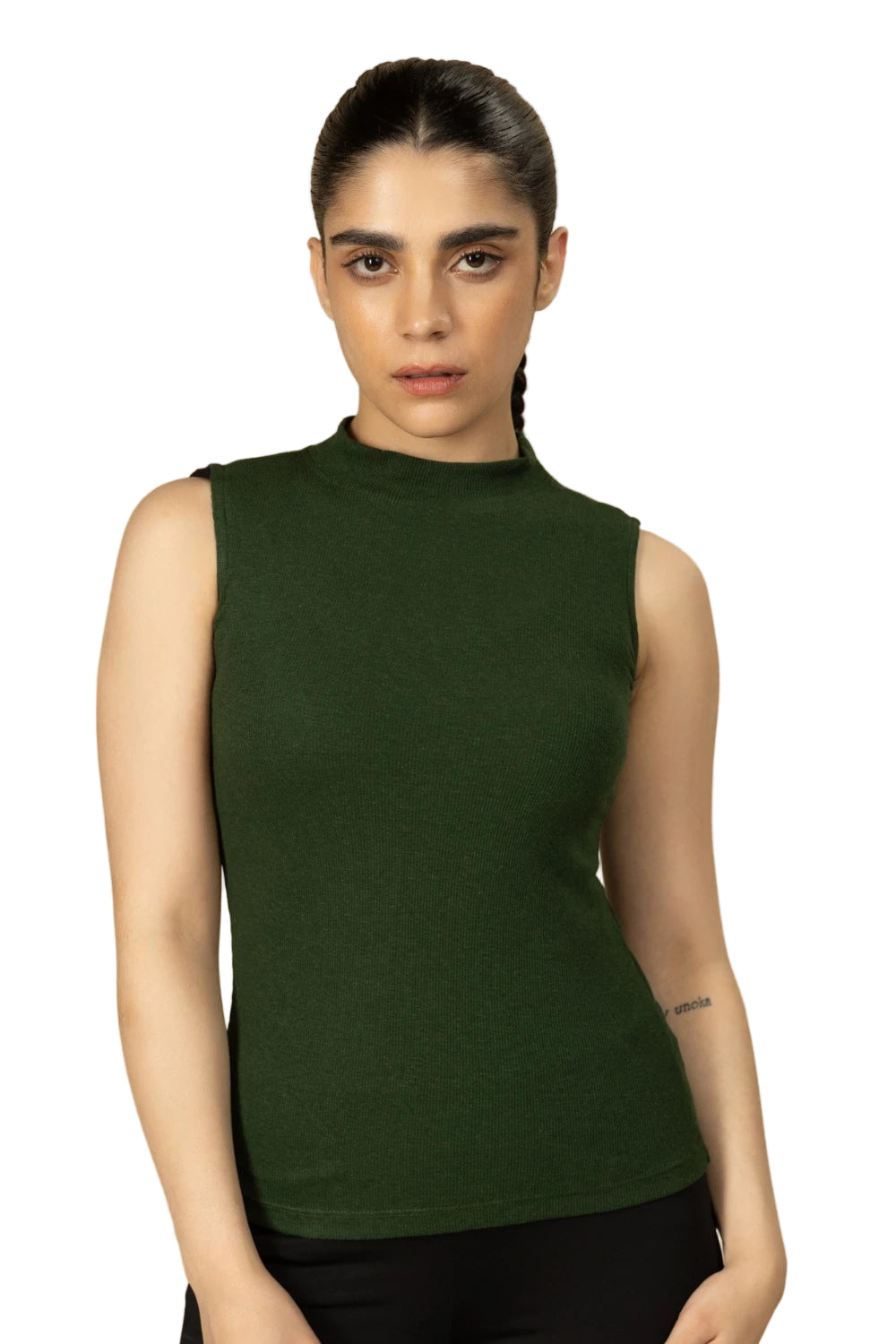 Highneck Tank (Pine Green)
