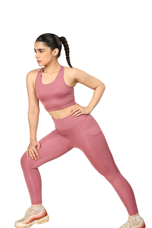 Recycled Nylon Set (Mellow Mauve)