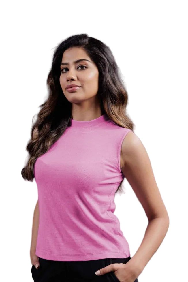 Highneck Tank (Wild Rose)