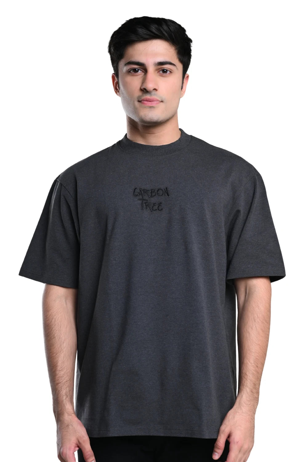 Oversized Carbon T-shirt (Charcoal Melange)