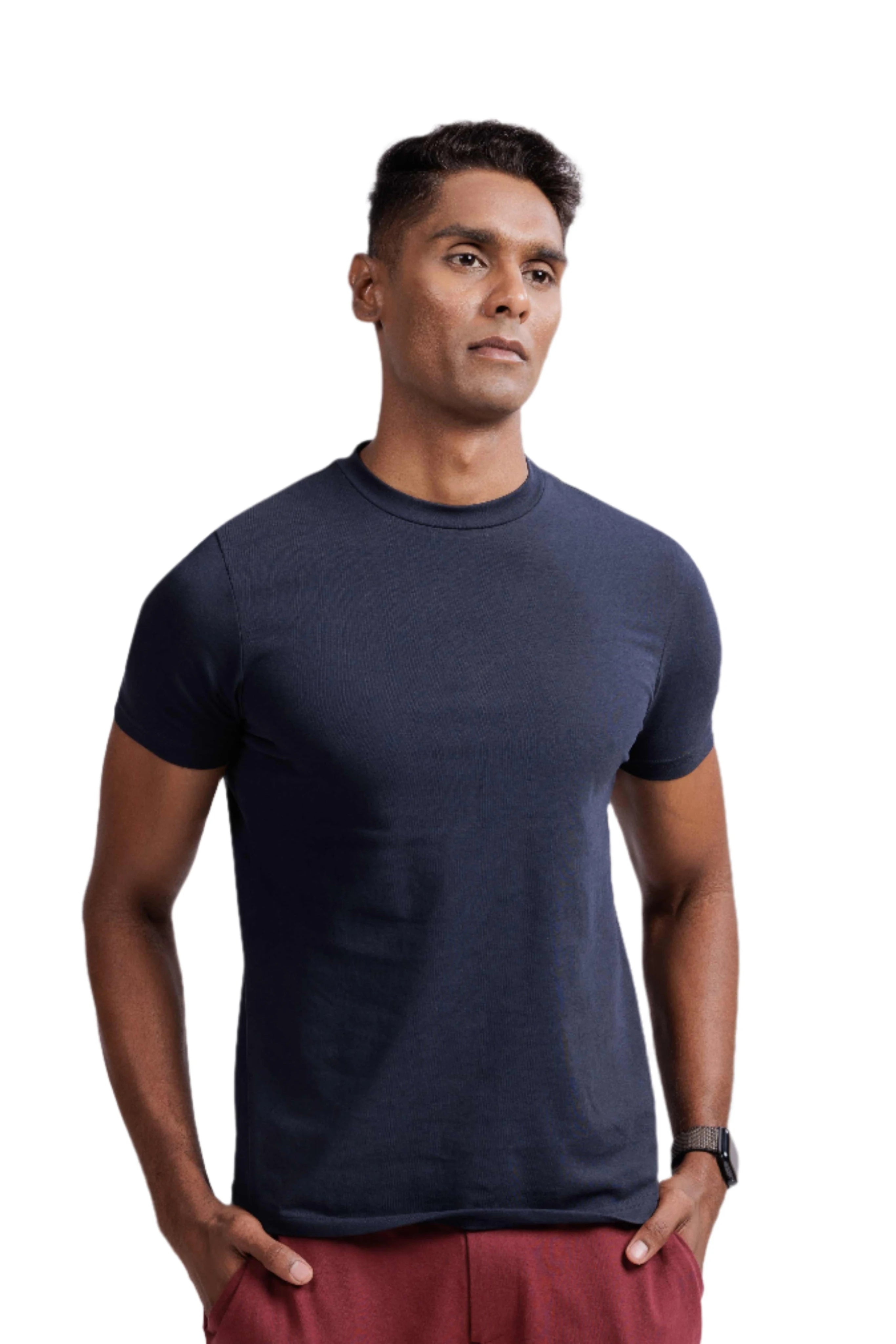 Carbon Heavyweight T-Shirt – Sorona™ (Midnight Navy)