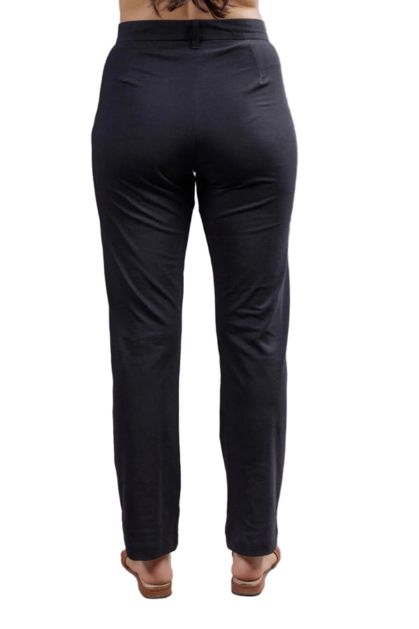 Women’s All Day Work Pants – SORONA® Stretch Trousers (220 GSM) (Carbon Black)