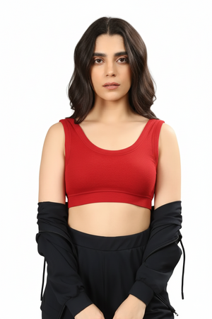 Bamboo Bra (Bold Red)