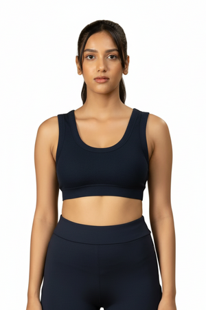 Bamboo Bra (Midnight Navy)