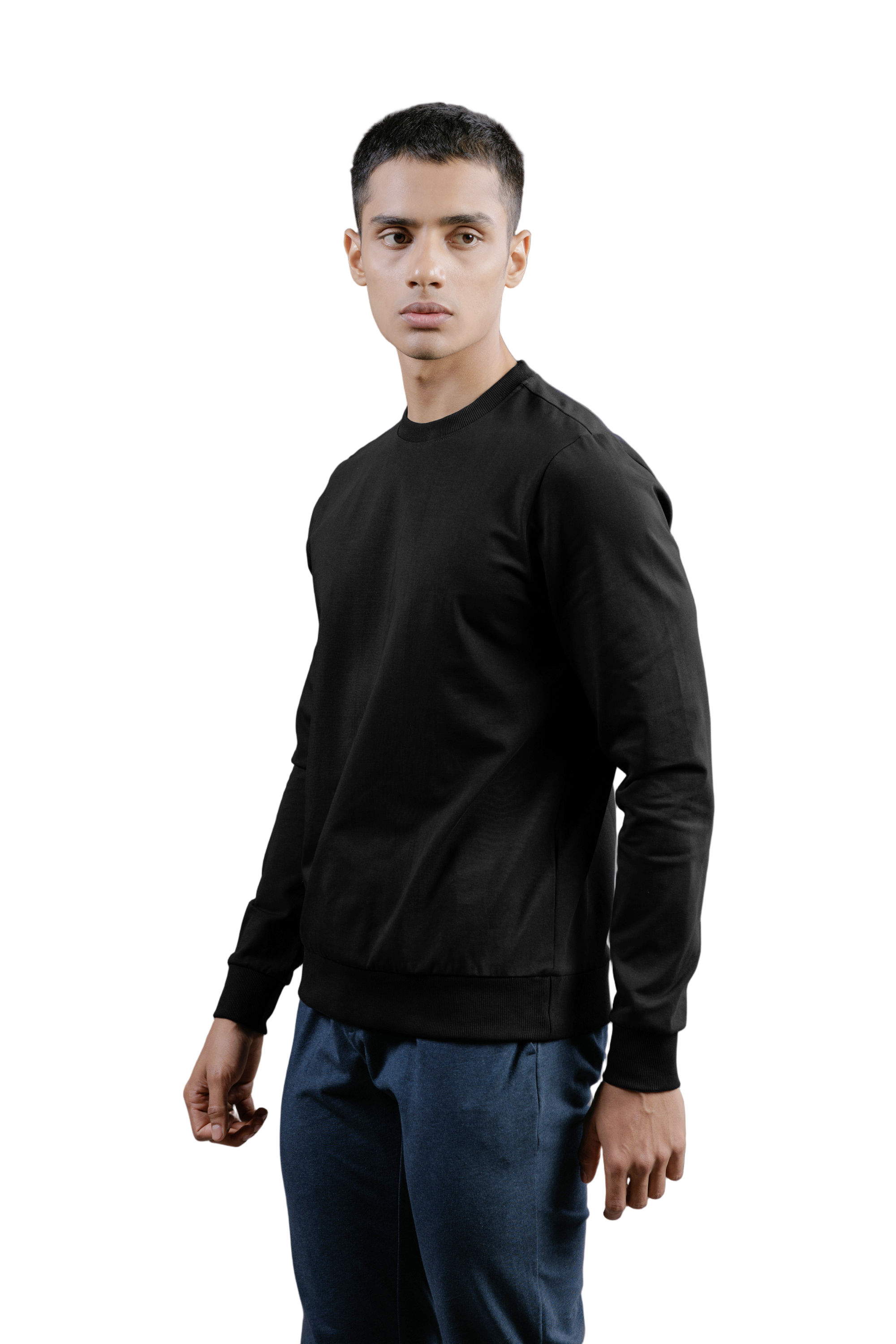 Carbon Sweatshirt – Men’s Organic Cotton Sweatshirt (Carbon Black)