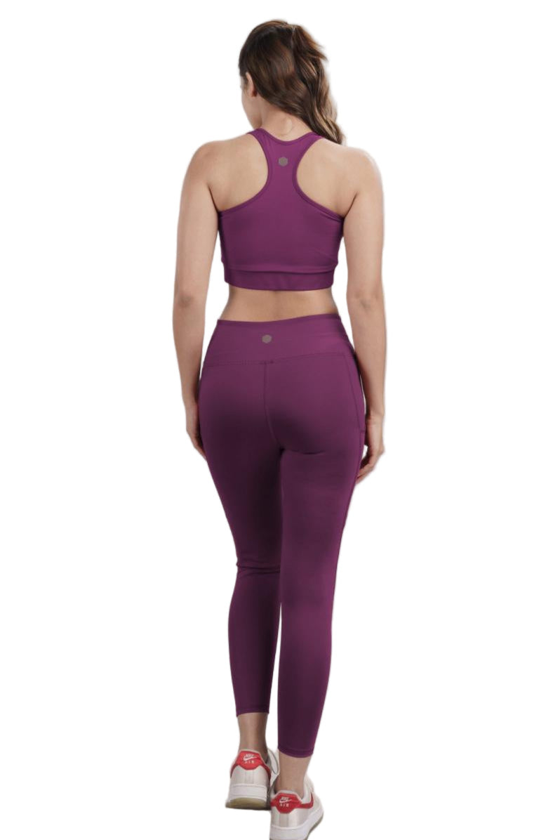 Recycled Nylon Set (Deep Purple)