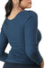 Full Sleeve Bamboo Top (Rustic Blue)