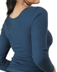 Full Sleeve Bamboo Top (Rustic Blue)
