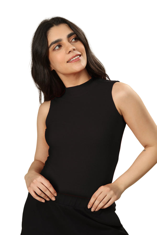 Highneck Tank (Carbon Black)