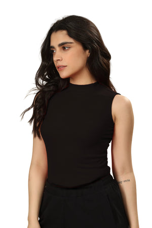 Highneck Tank (Carbon Black)