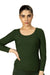 Full Sleeve Bamboo Top (Pine Green)