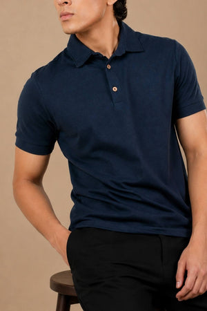 Sorona™ Polo (Midnight Navy)