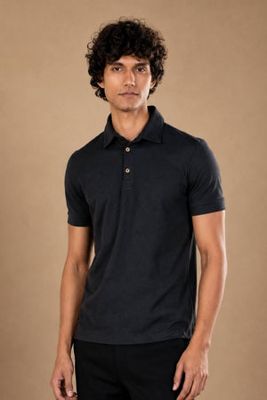 Sorona™ Polo (Coal Grey)
