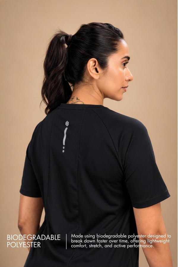 Bio Active Tee – EcoCiclo™ Biodegradable Polyester (Carbon Black)