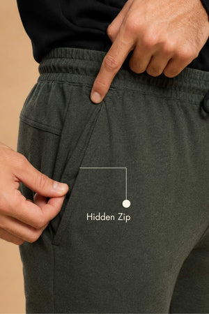 Mens Multi-utility Joggers (Forest Melange)