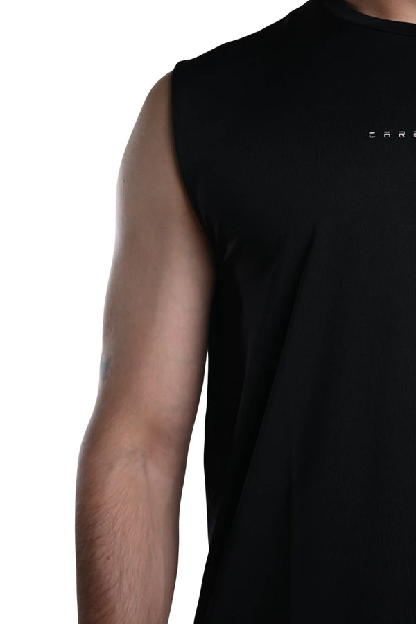 Men’s Bio Sports Tank – EcoCiclo™ Biodegradable Polyester (Carbon Black)