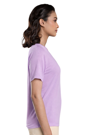 Bamboo Lounge V-Neck T-Shirt (Lavender Haze)