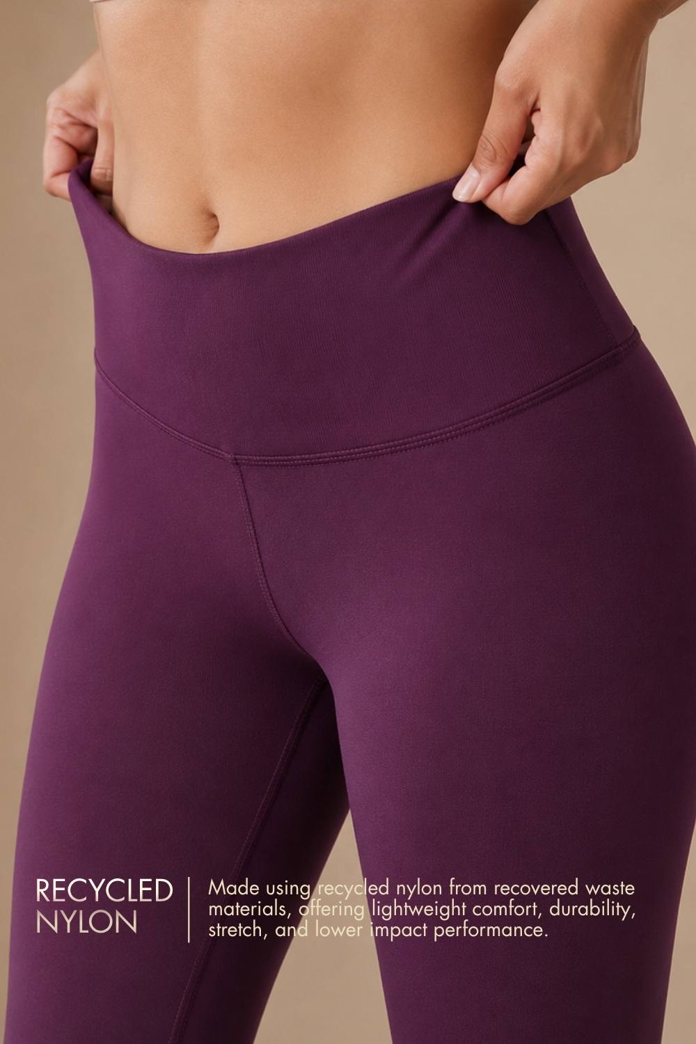 Carbon Comfort Legging (Deep Purple)