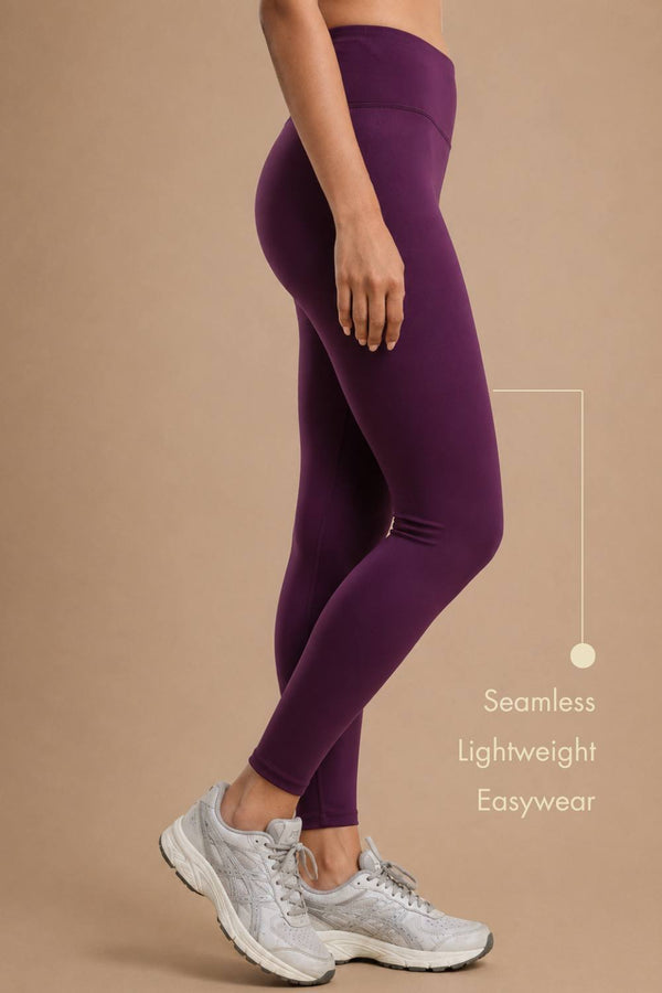 Carbon Comfort Legging (Deep Purple)