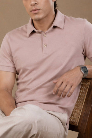 Sorona™ Polo (Adobe Rose)