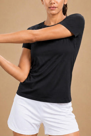 Bio Active Tee – EcoCiclo™ Biodegradable Polyester (Carbon Black)