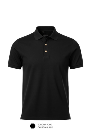 Sorona Polo Black and White Pack of 2