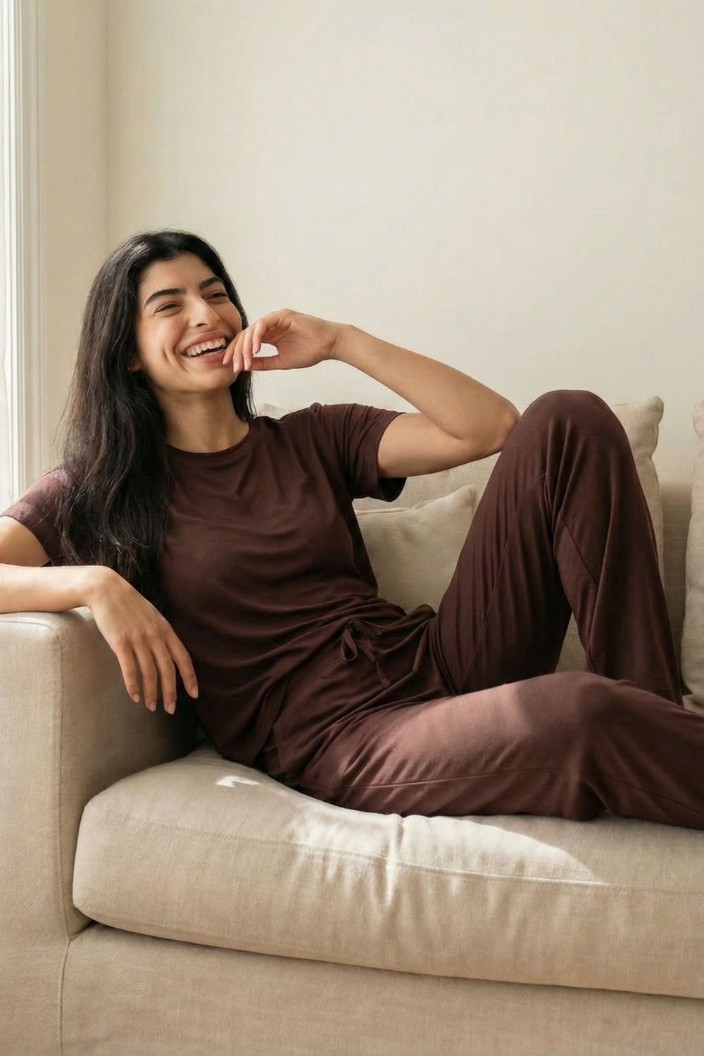 Women’s Bamboo Lounge Set (Chicory Coffee)