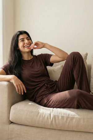 Women’s Bamboo Lounge Set (Chicory Coffee)
