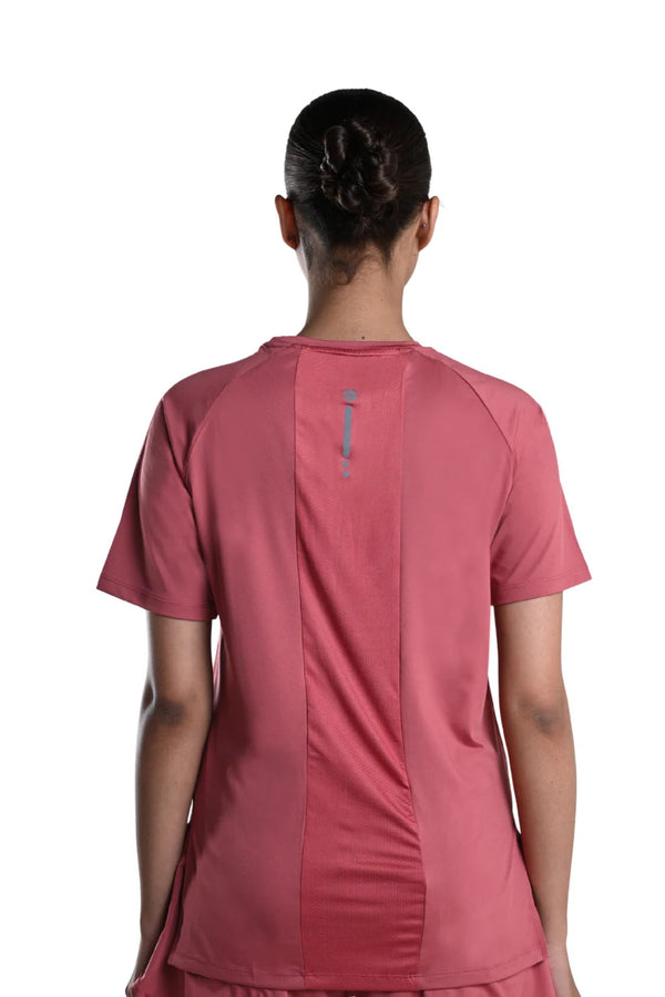 Bio Active Tee – EcoCiclo™ Biodegradable Polyester  (Mauve Wood)