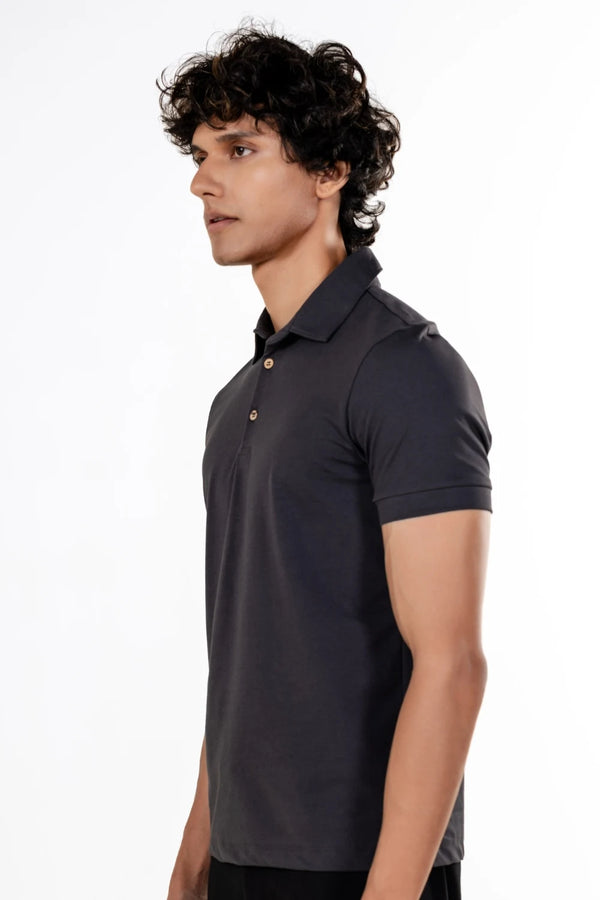 Sorona™ Polo (Coal Grey)