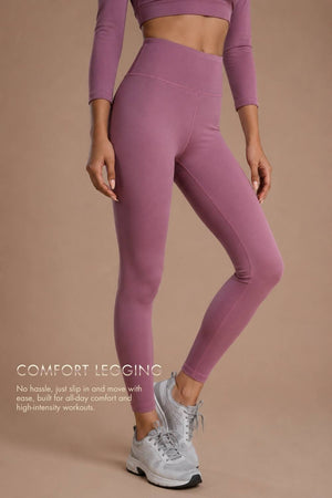 Carbon Comfort Legging (Mellow Mauve)
