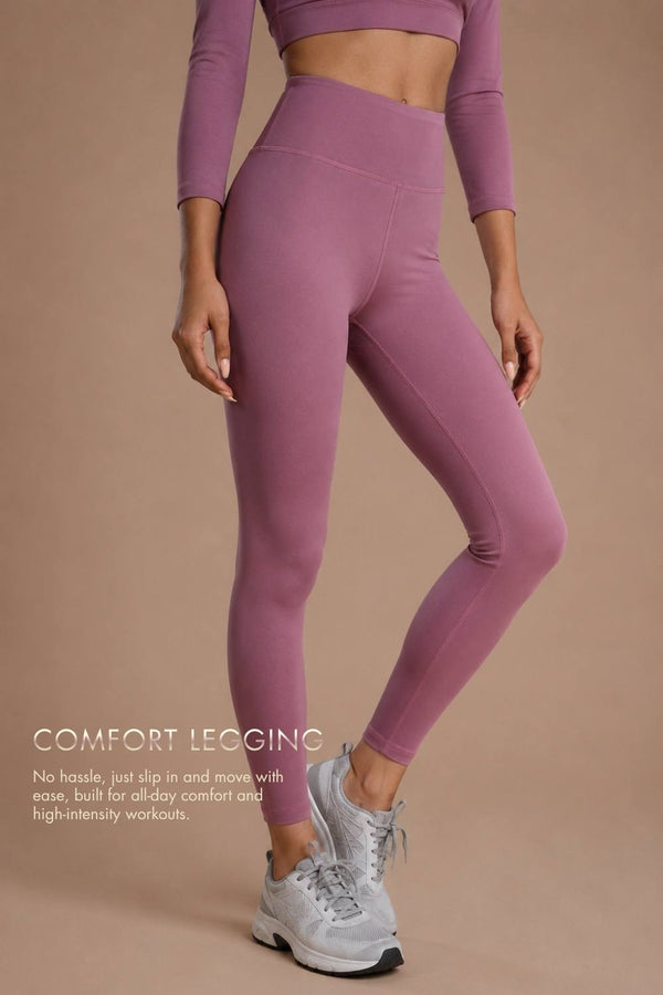 Carbon Comfort Legging (Mellow Mauve)