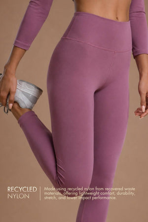Carbon Comfort Legging (Mellow Mauve)