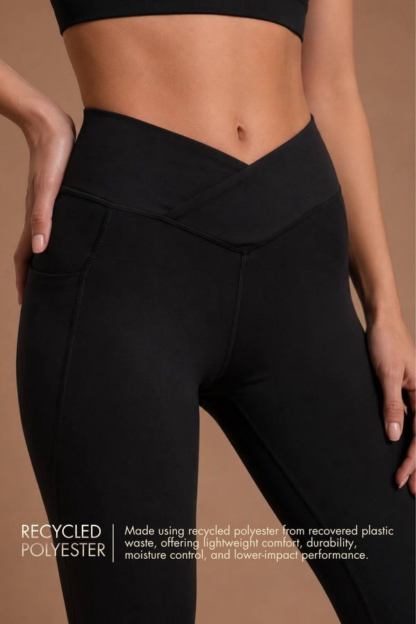 Carbon Crossband Legging (Carbon Black)