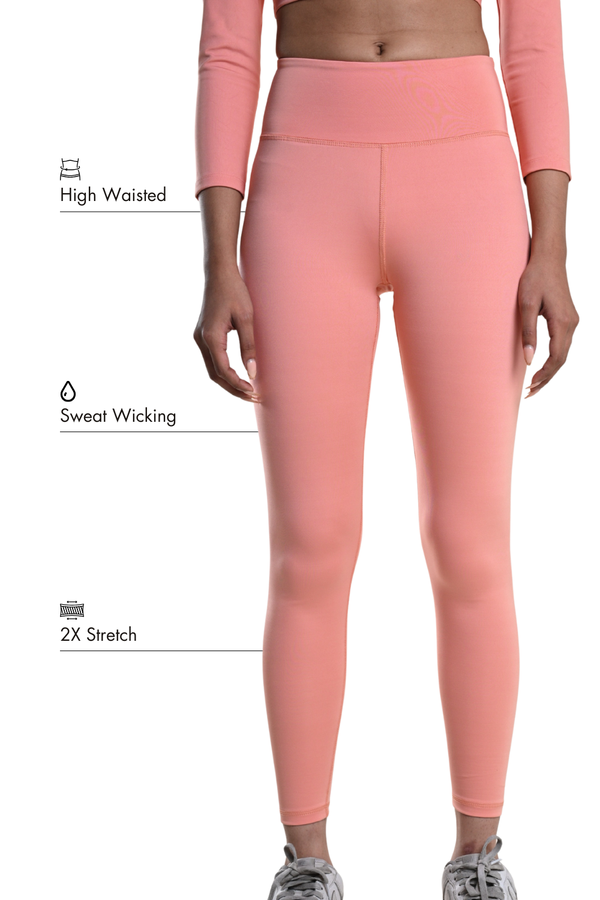 Carbon Comfort Legging (Peach)