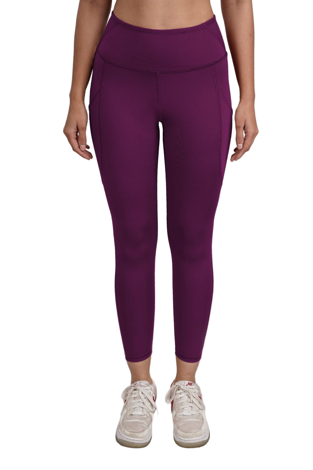 Carbon Sculpt Legging (2 Pockets) (Deep Purple)