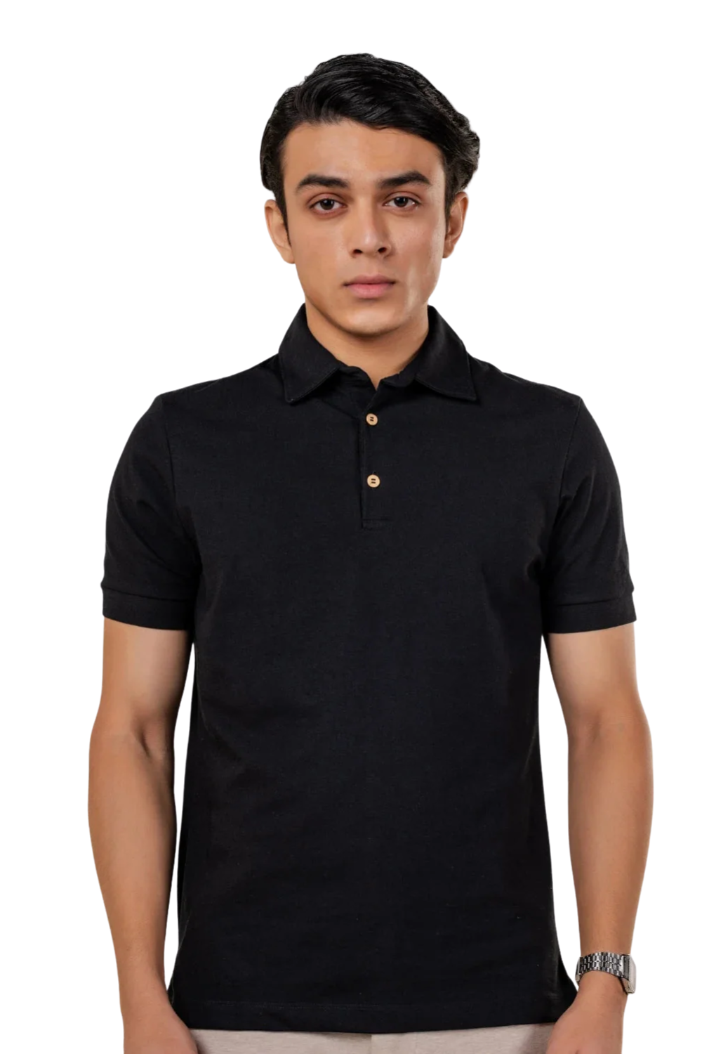 Sorona Polo Black and White Pack of 2