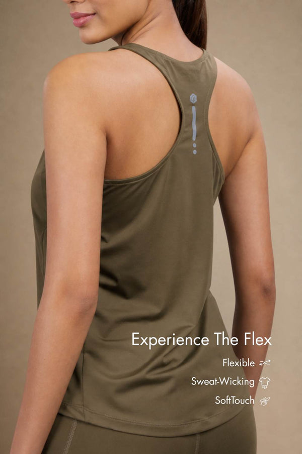 Bio Active Tank – EcoCiclo™ Biodegradable Polyester (Sage Green)