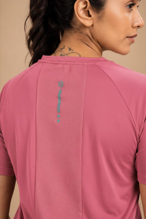 Bio Active Tee – EcoCiclo™ Biodegradable Polyester  (Mauve Wood)