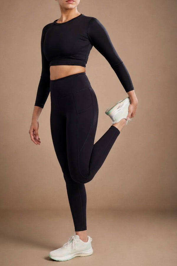Carbon Utility Legging (2 Pockets) (Carbon Black)