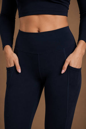 Carbon Utility Legging (2 Pockets) (Midnight Navy)