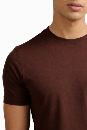 Carbon Lightweight T-Shirt – Organic Cotton (Chicory Coffee)