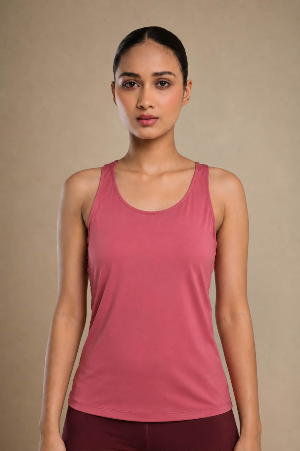 Bio Active Tank – EcoCiclo™ Biodegradable Polyester (Mauve Wood)