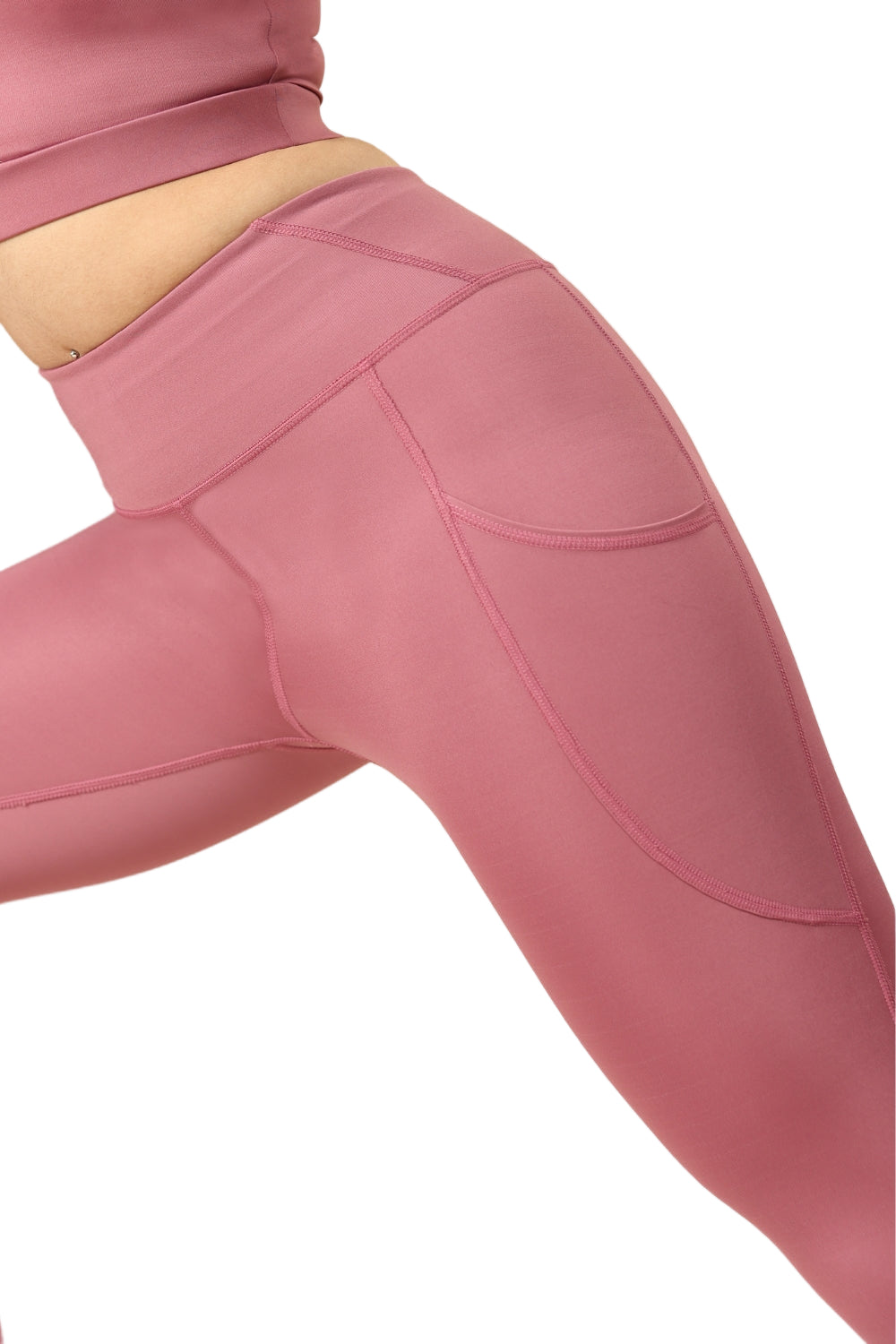 Carbon Sculpt Legging (2 Pockets) (Mellow Mauve)